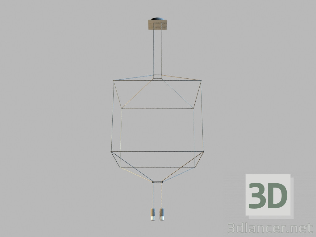 modello 3D Lampada a sospensione 0309 - anteprima