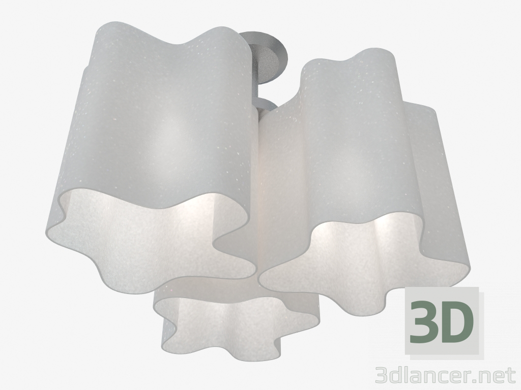 modèle 3D Lustre plafond Nubi (802030) - preview