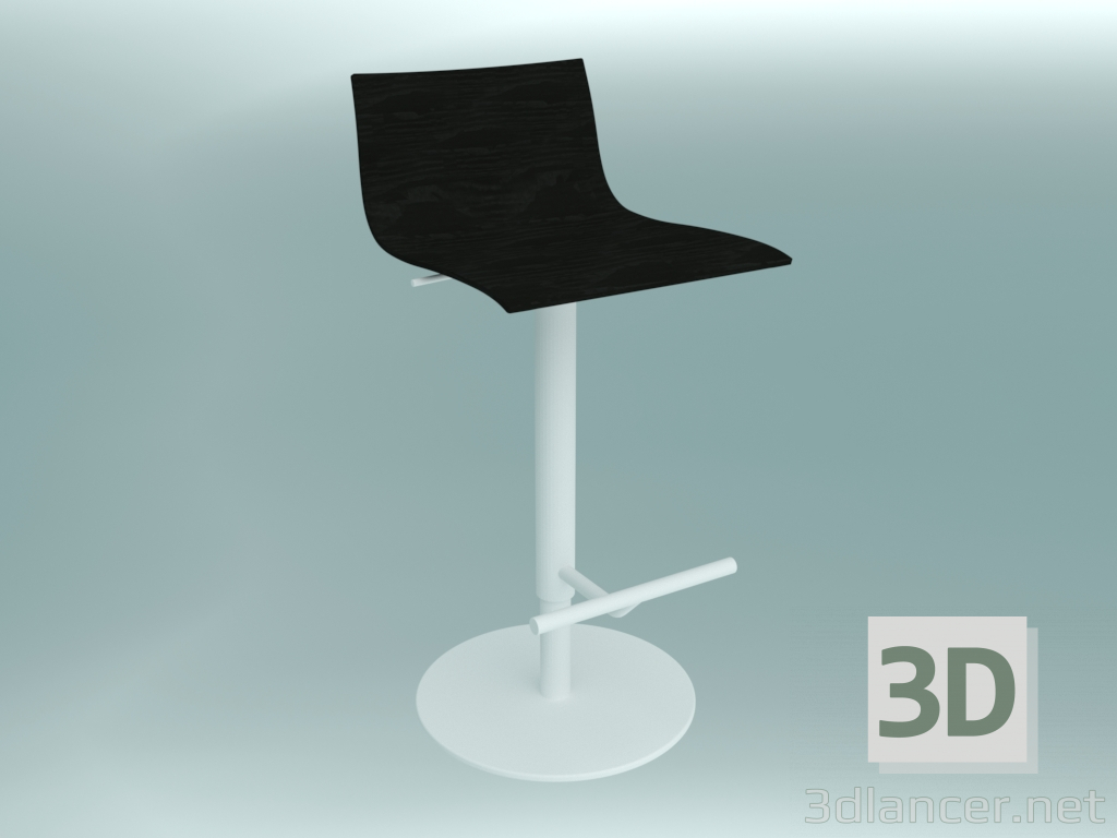 3D Modell Barstuhl DÜNN (S24) - Vorschau