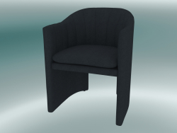 Cadeira de jantar, Loafer de escritório (SC24, A 79cm, 57x59cm, Veludo 10 Crepúsculo)