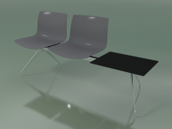 Bench 2036 (double, with a table, polypropylene PO00412)