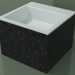 3D modeli Tezgah üstü lavabo (01R122302, Nero Assoluto M03, L 48, P 48, H 36 cm) - önizleme