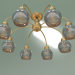 modello 3D Lampadario a soffitto 30148-8 (oro perla) - anteprima