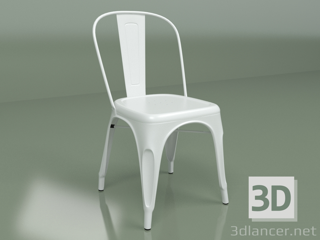 modello 3D Sedia Marais Colore (bianco) - anteprima