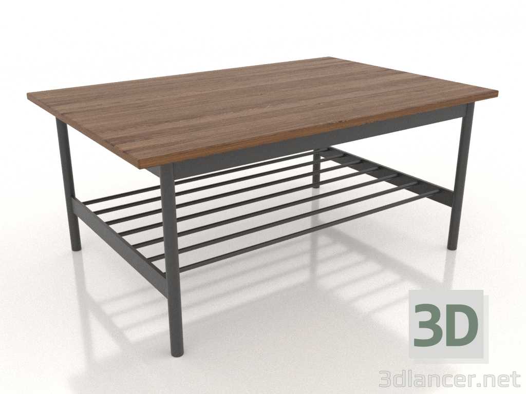 3D Modell Couchtisch (Walnuss hell) - Vorschau