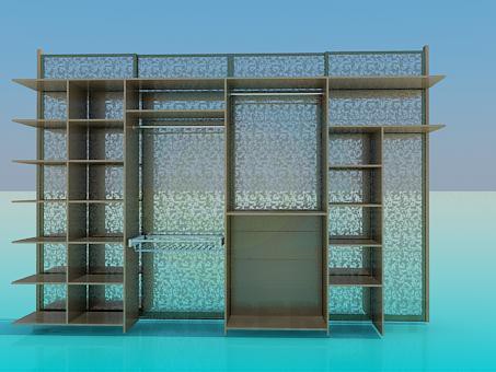 3d model Wardrobe - preview 3d model Wardrobe - preview