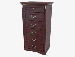 Chest of drawers with six (678x1256x495)