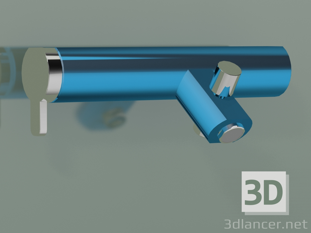 modèle 3D Mitigeur bain Coloric avec une poignée (GB41219023 bleu clair) - preview