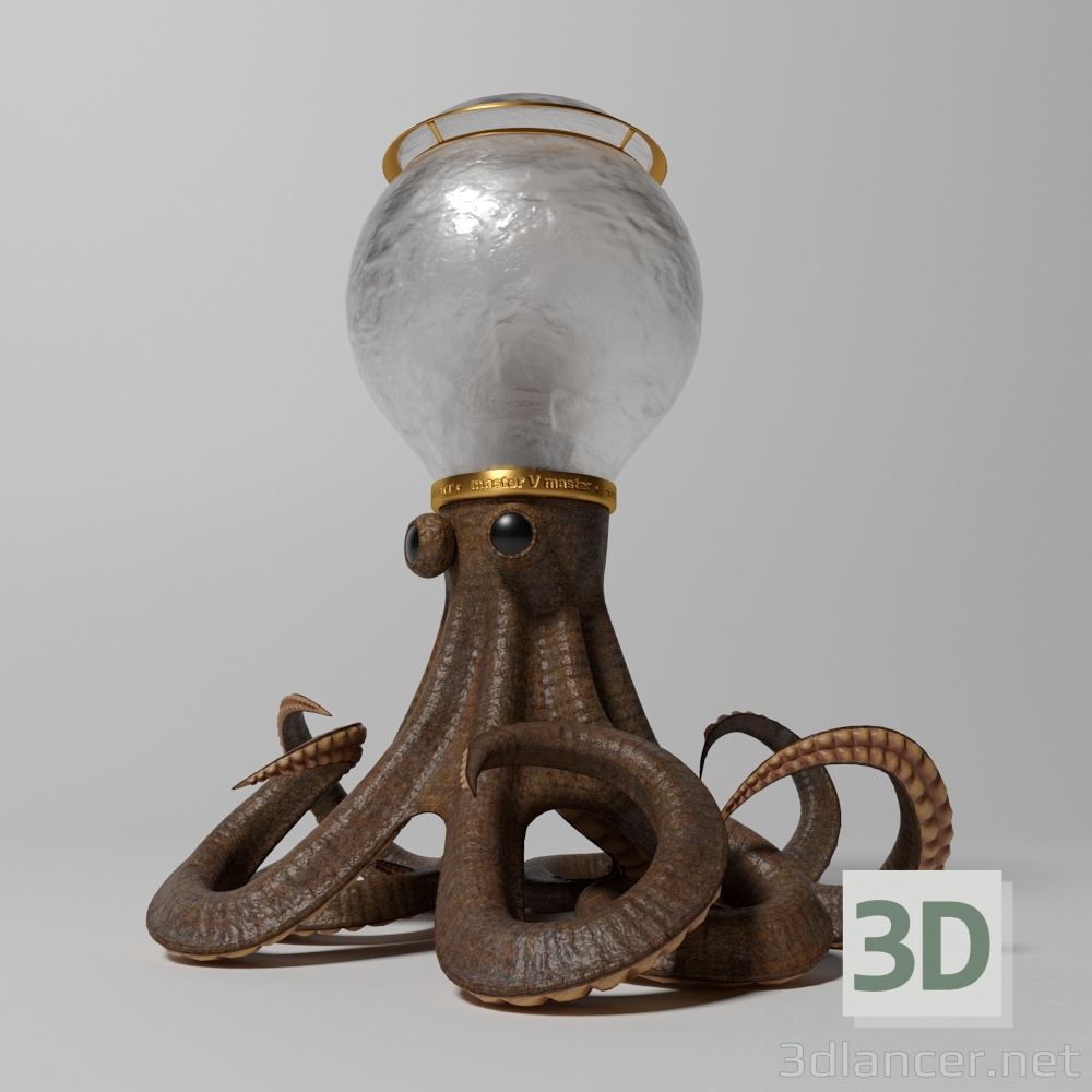 3D Lamba ahtapot modeli satın - render