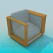 3d model Chair with shelf - preview