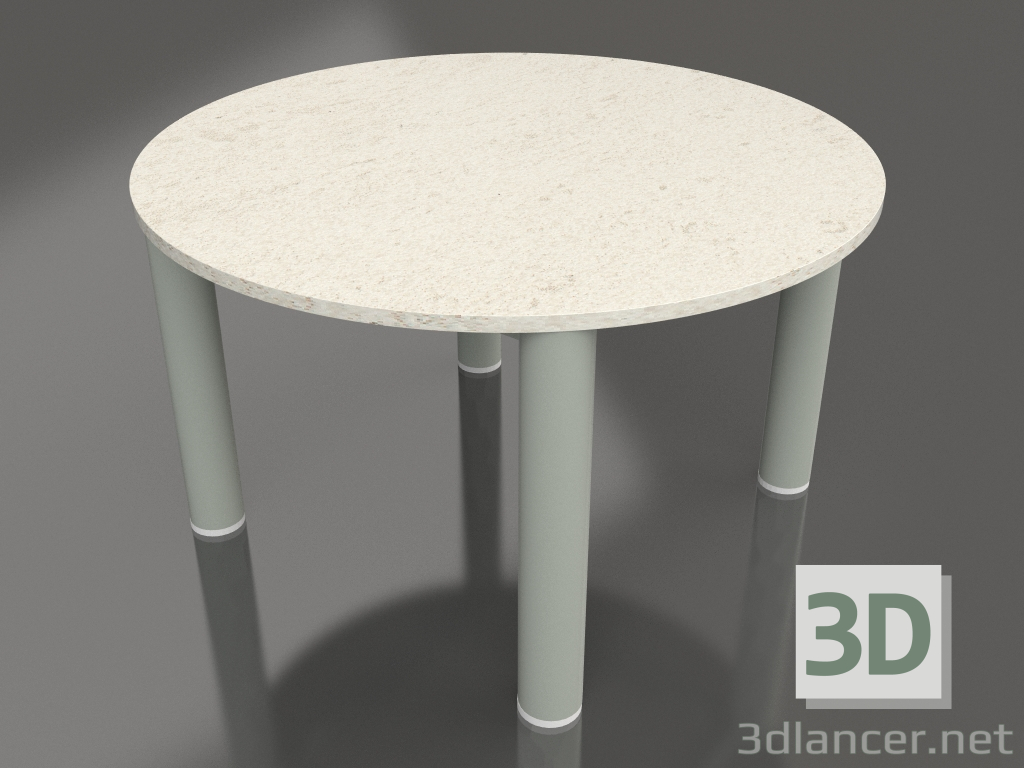 3d модель Стіл журнальний D 60 (Cement grey, DEKTON Danae) – превью