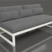 3D Modell Modulares Sofa, Abschnitt 4, hohe Rückenlehne (Achatgrau) - Vorschau