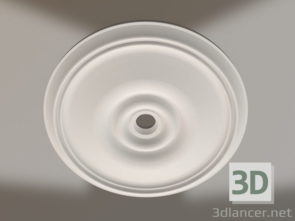 Modelo 3d Tomada de teto de gesso RP 002 D=310 - preview