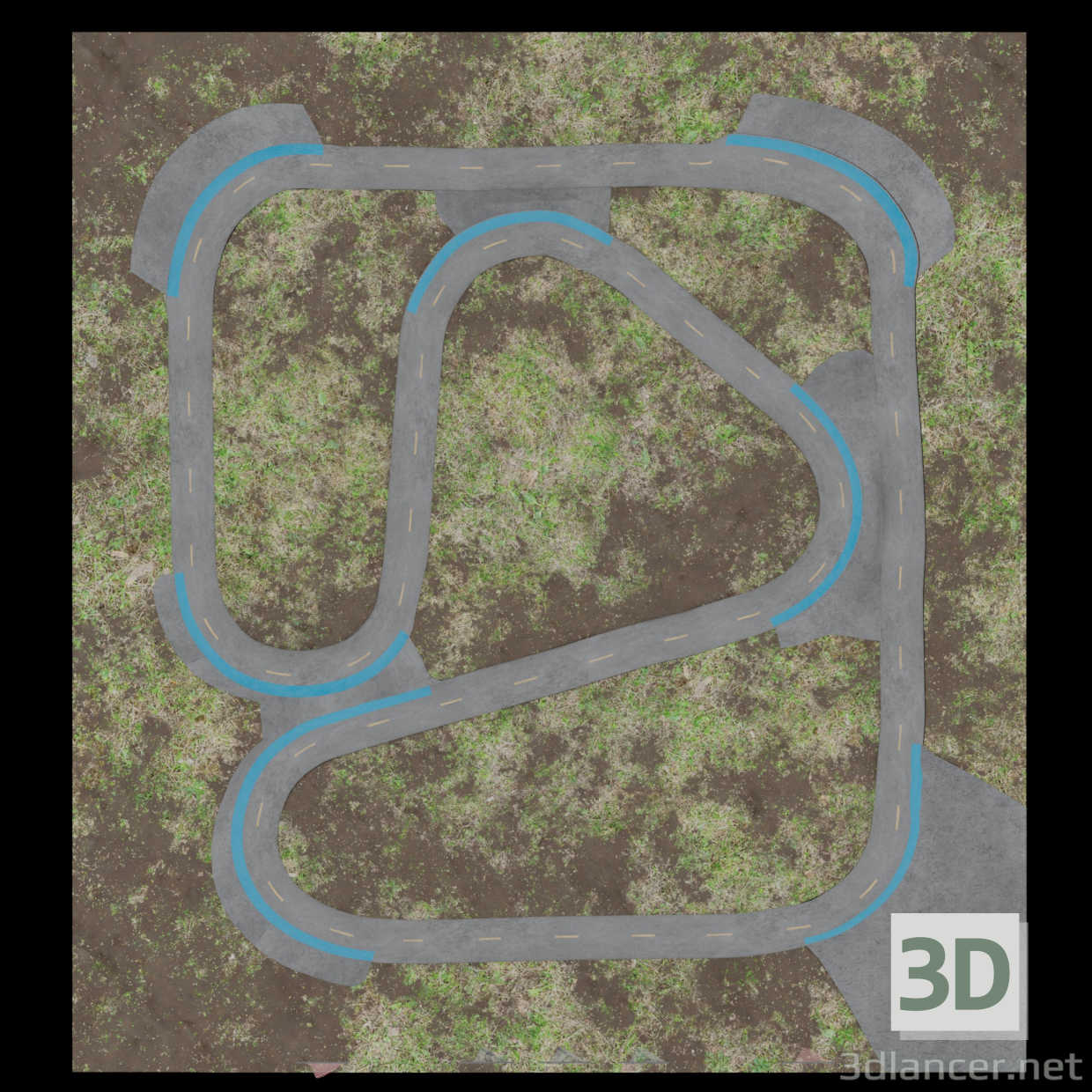 3d Памп трек модель купить - ракурс 3d Памп трек модель купить - ракурс