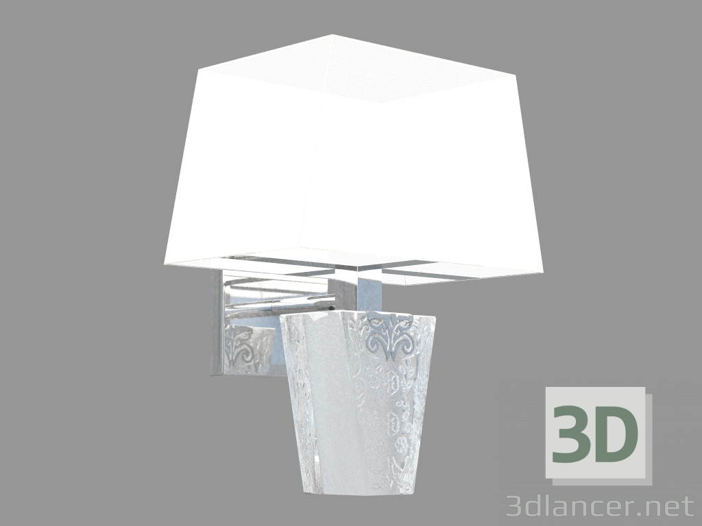 3d model Lámpara de pared D69 D03 01 - vista previa
