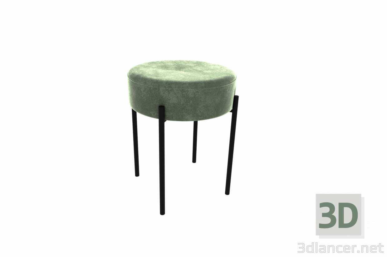 Modelo 3d Banqueta 430 baixa - preview