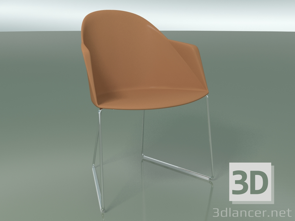 modèle 3D Chaise 2226 (sur traîneau, CRO, polypropylène PC00004) - preview