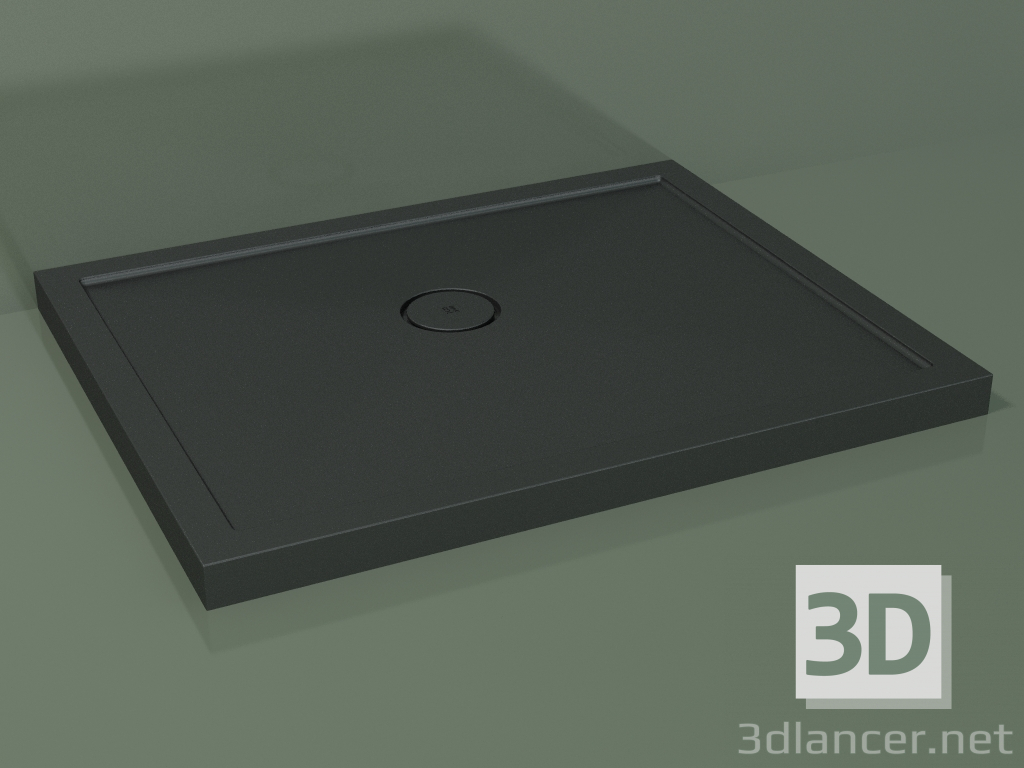 3d model Shower tray Medio (30UM0128, Deep Nocturne C38, 100x80 cm) - preview