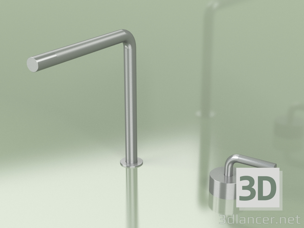 modèle 3D Mélangeur hydro-progressif 2 trous avec bec 259 mm (14 32, AS) - preview
