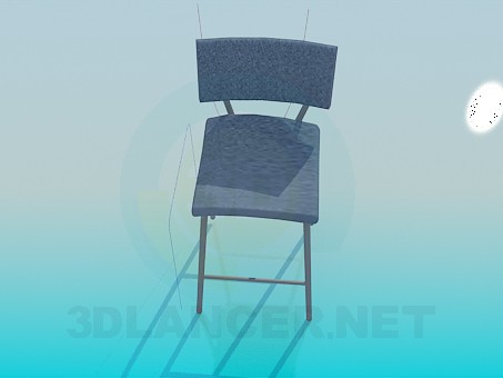 3d модель Высокий стул – превью 3d модель Высокий стул – превью