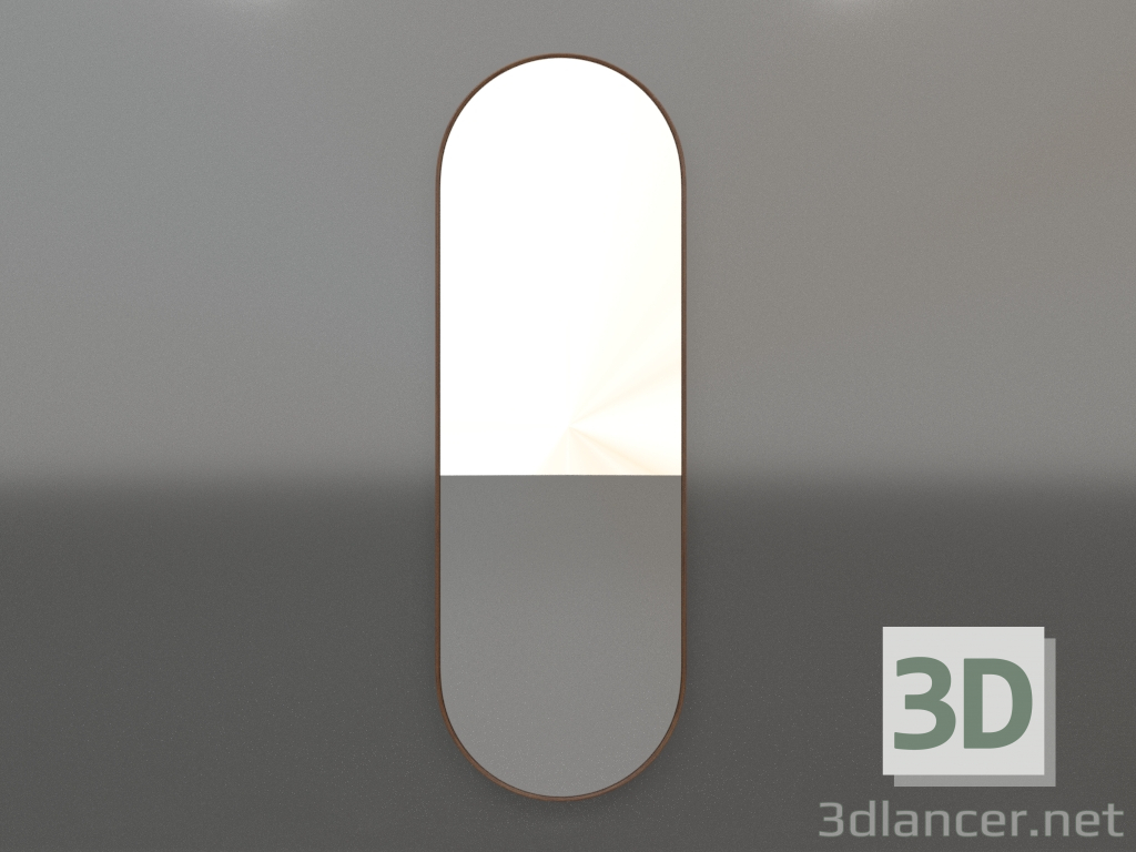 modello 3D Specchio ZL 14 (604х1800, legno marrone chiaro) - anteprima