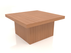 Table basse JT 10 (800x800x400, bois rouge)