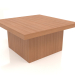 modèle 3D Table basse JT 10 (800x800x400, bois rouge) - preview