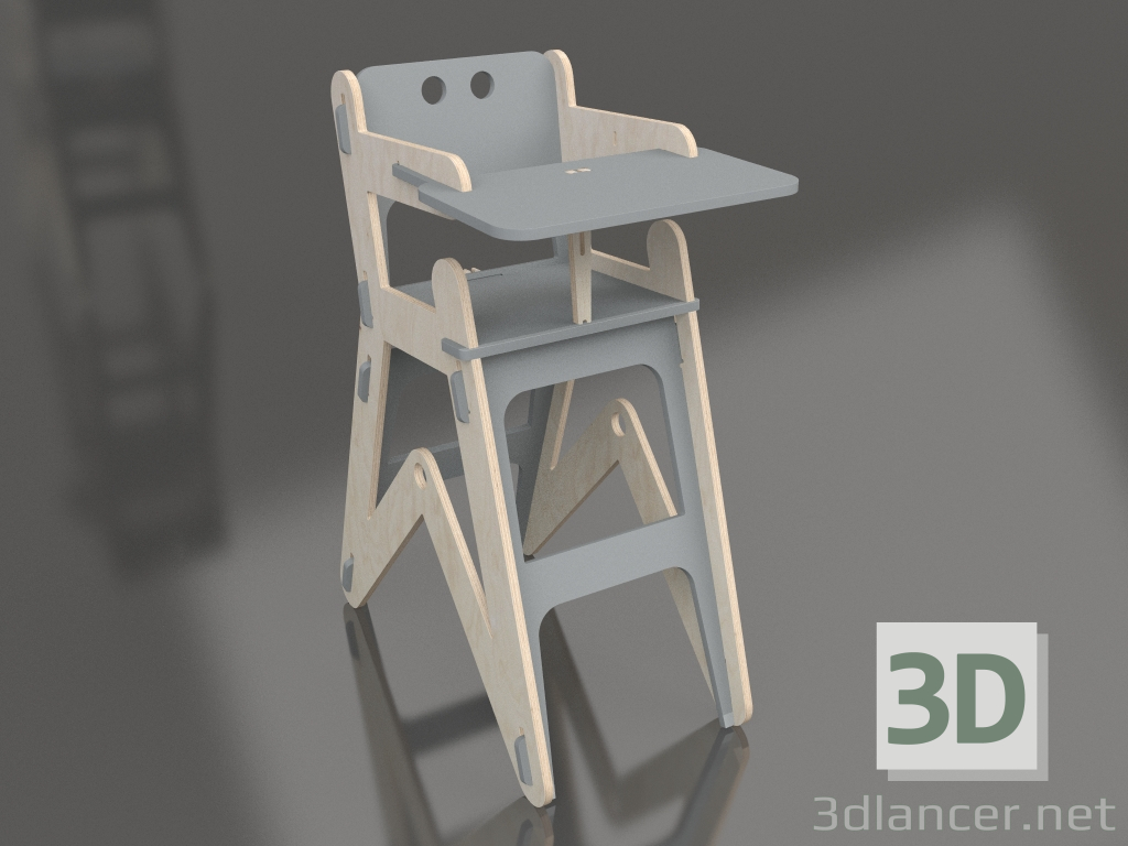 3D modeli Sandalye CLIC H (HGC1GR) - önizleme