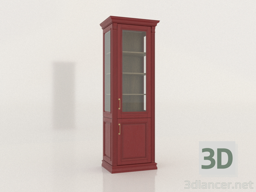 modèle 3D Vitrine 1 porte (Château) - preview