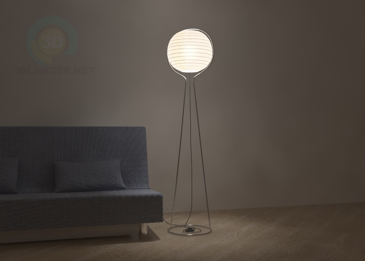 modèle 3D ВЭТЕ lampe IKEA - preview