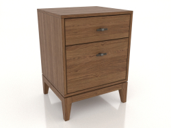 Bedside table 450 mm (light walnut)