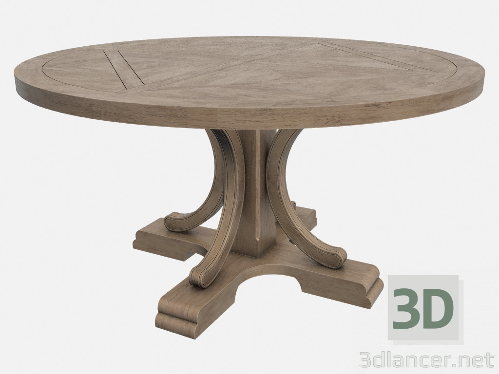 modèle 3D Table ronde ALFORD (301.009-2N7) - preview
