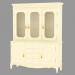 3d model Buffet with three-door showcase NFR2203 - preview