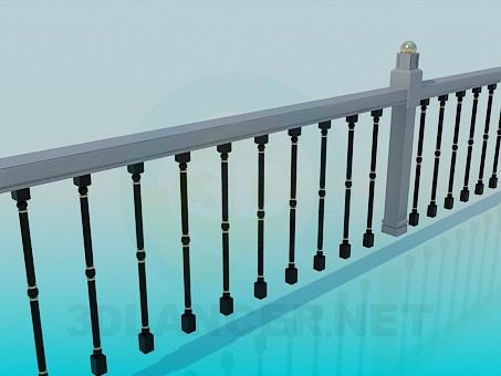 3d model Railing - preview 3d model Railing - preview