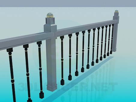 3d model Railing - preview 3d model Railing - preview