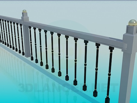 3d model Railing - preview 3d model Railing - preview