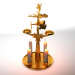 3D modeli Noel meleği çanları - önizleme