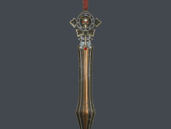 Fantasy sword 17 3d model