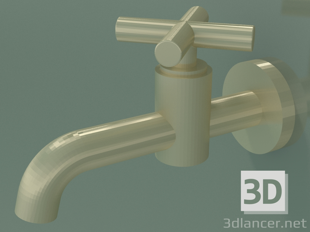 3d model Wall mounted cold water mixer (30 010 892-280010) - preview