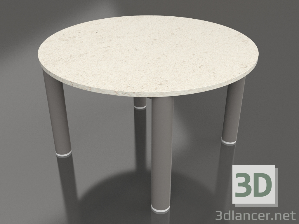 modello 3D Tavolino P 60 (Grigio quarzo, DEKTON Danae) - anteprima