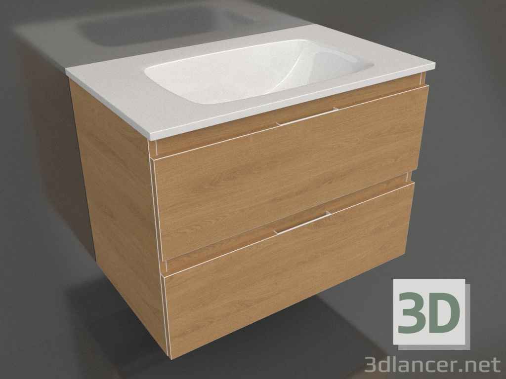 3d model Hanging cabinet 75 cm (ACC0175DZ) - preview