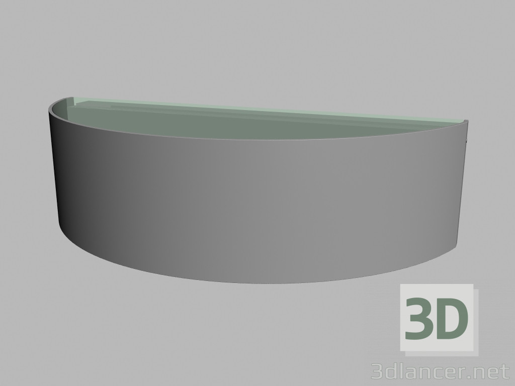 3D Modell Wandleuchte Wall Allright 365 mm - Vorschau