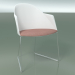 3D Modell Stuhl 2227 (auf einem Schlitten, CRO, mit einem Kissen, PC00001 Polypropylen) - Vorschau