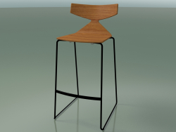 Stackable bar stool 3704 (Teak effect, V39)