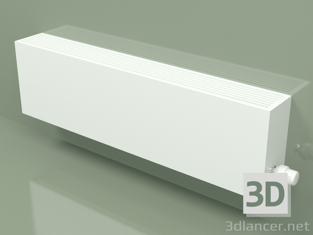 modello 3D Convettore - Aura Slim Basic (280x1000x130, RAL 9016) - anteprima
