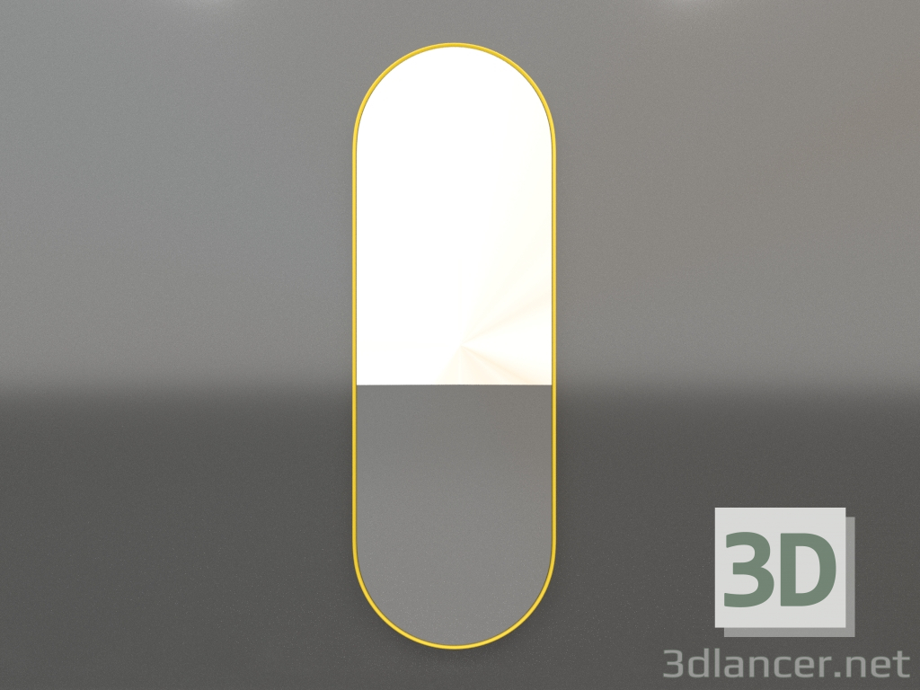 3d model Mirror ZL 14 (604х1800, luminous yellow) - preview