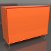 3d model Chest of drawers TM 014 (1200x400x900, luminous bright orange) - preview