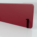modello 3D Schermo acustico Desk Bench Side Sonic ZUS41 (1400x650) - anteprima