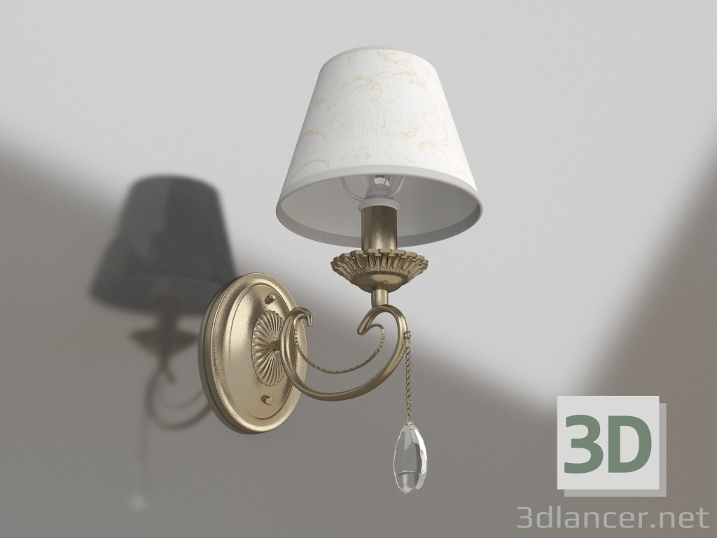 3d model Wall lamp (sconce) Brossard (FR2904-WL-01-BZ) - preview