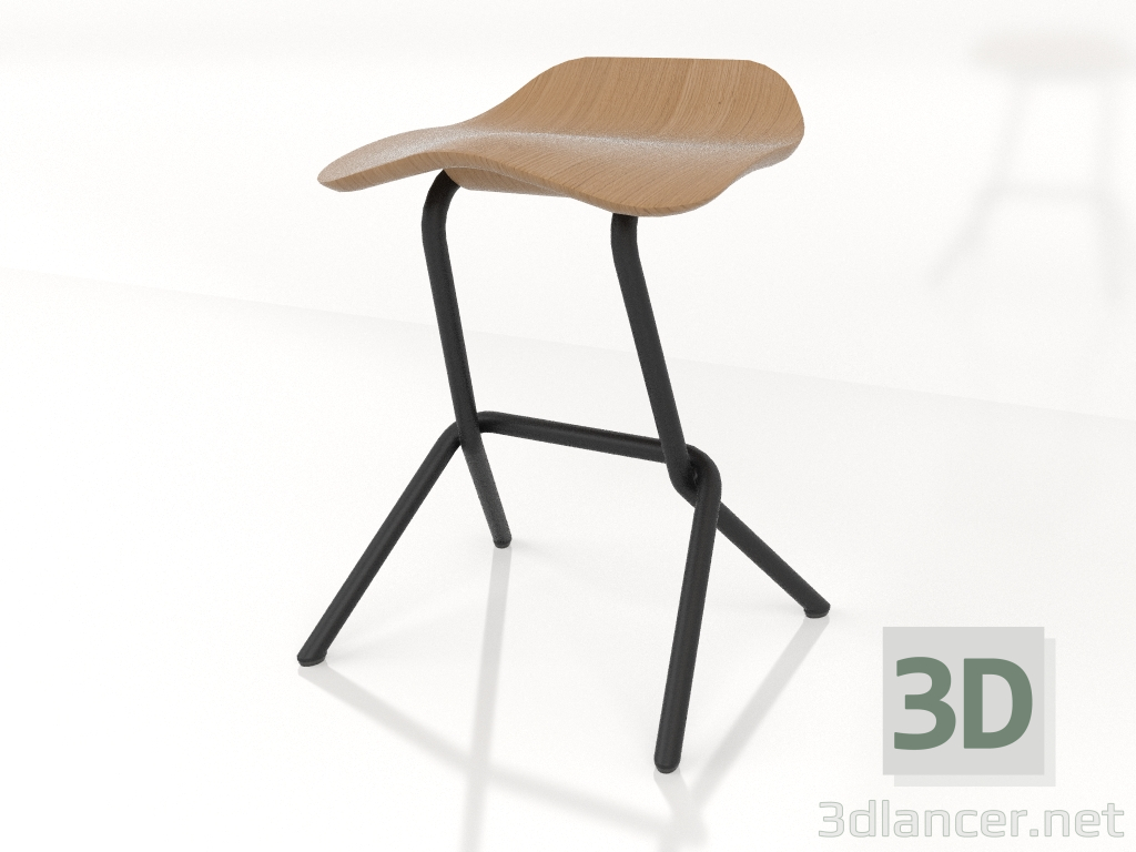 3d model Stool h52 - preview